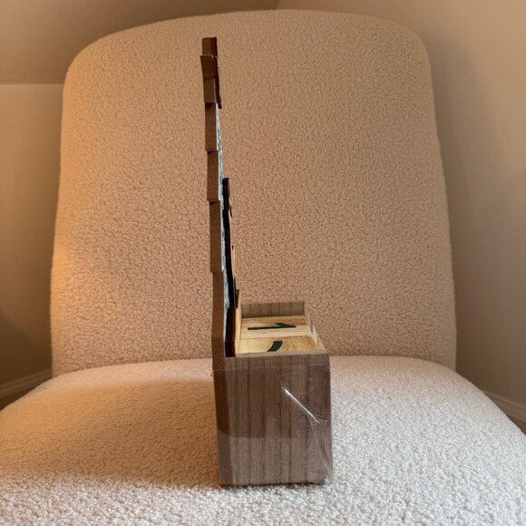 NEW! Christmas Countdown Tree Advent Calendar Wooden Block Set - Picture 3 of 3